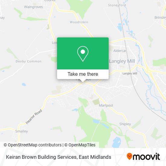 Keiran Brown Building Services map