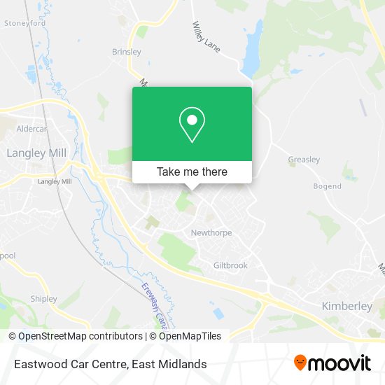 Eastwood Car Centre map
