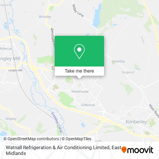 Watnall Refrigeration & Air Conditioning Limited map