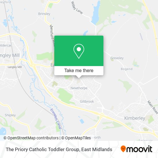 The Priory Catholic Toddler Group map