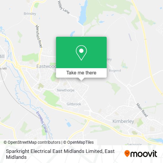 Sparkright Electrical East Midlands Limited map