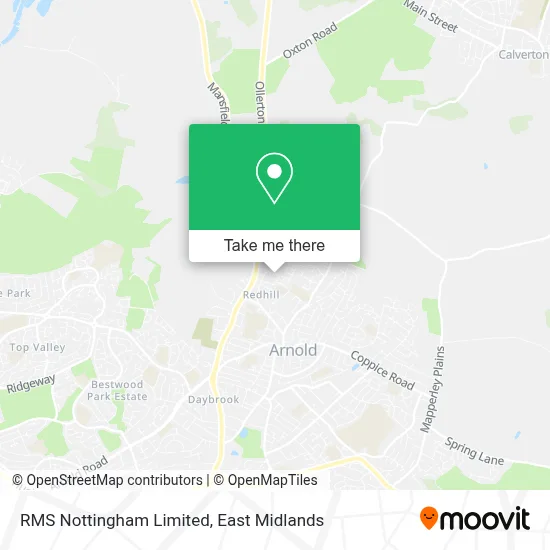 RMS Nottingham Limited map