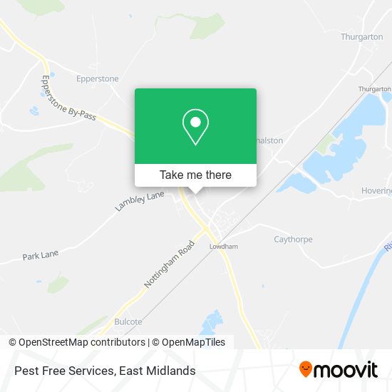 Pest Free Services map