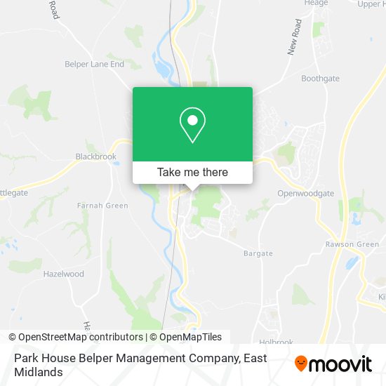 Park House Belper Management Company map