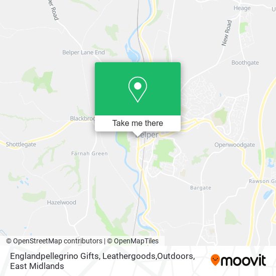 Englandpellegrino Gifts, Leathergoods,Outdoors map