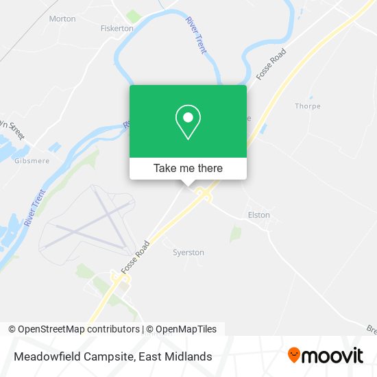Meadowfield Campsite map