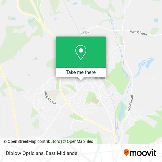 Diblow Opticians map