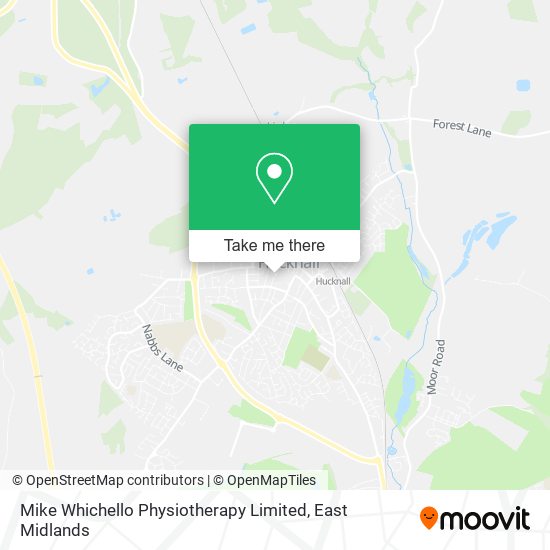 Mike Whichello Physiotherapy Limited map