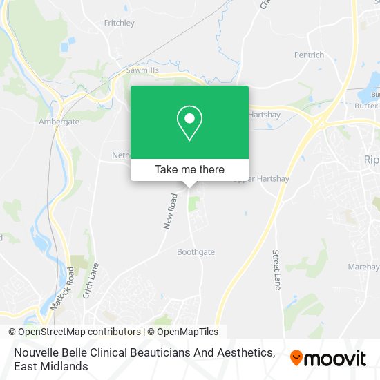 Nouvelle Belle Clinical Beauticians And Aesthetics map