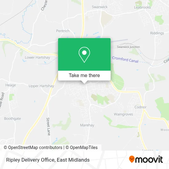 Ripley Delivery Office map