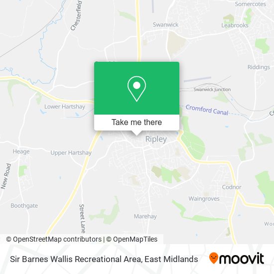 Sir Barnes Wallis Recreational Area map