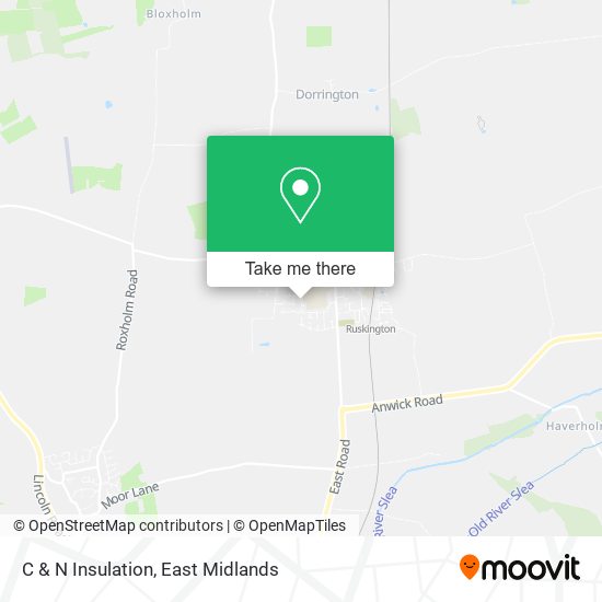 C & N Insulation map