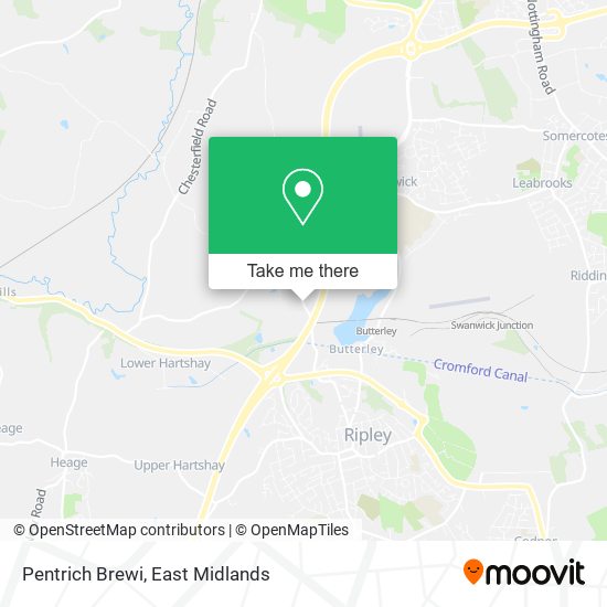 Pentrich Brewi map