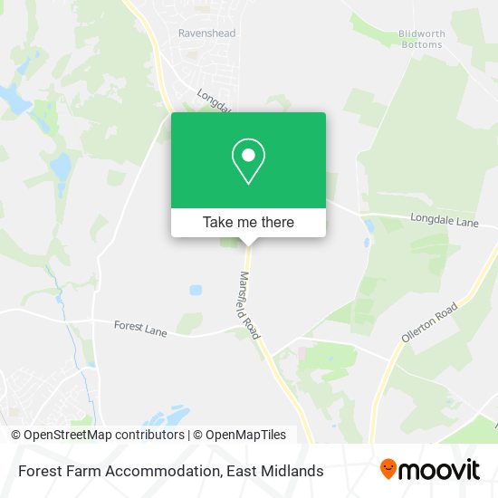 Forest Farm Accommodation map