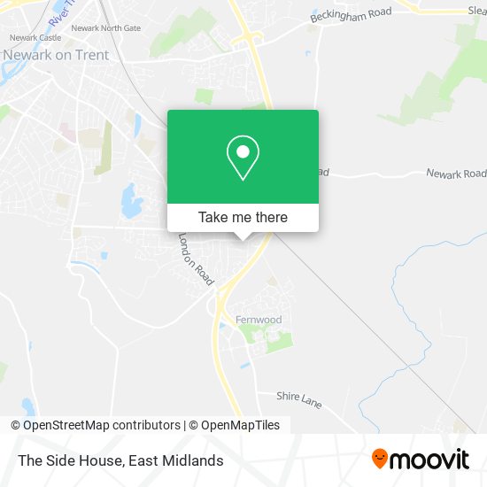The Side House map