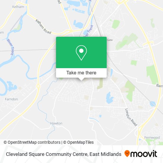 Cleveland Square Community Centre map