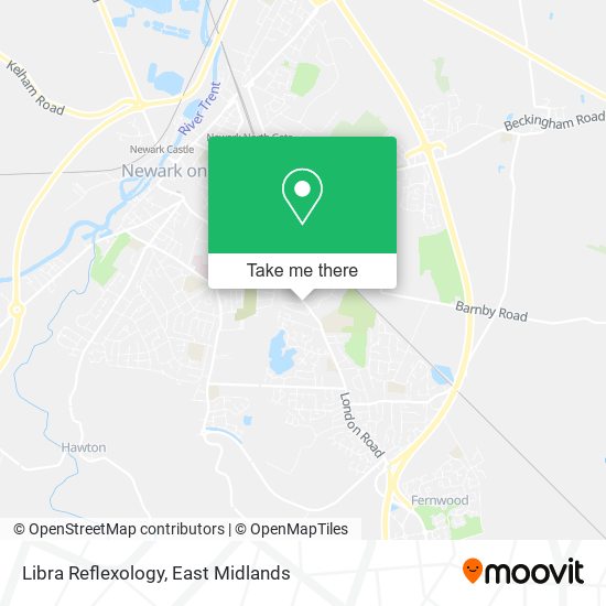 Libra Reflexology map