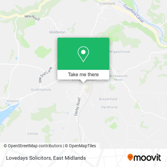 Lovedays Solicitors map