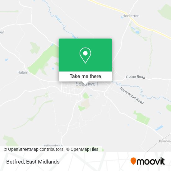 Betfred map