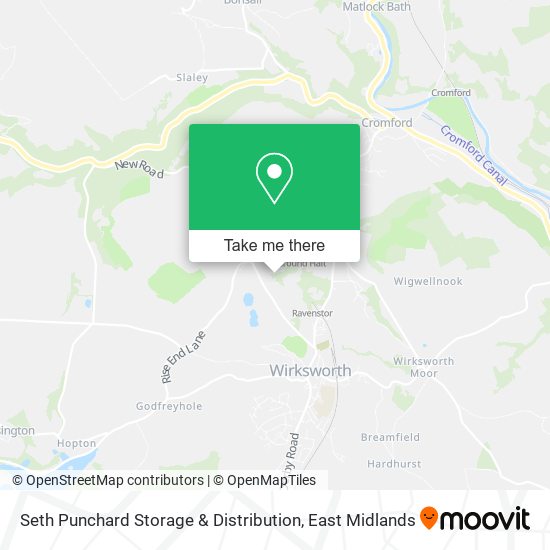 Seth Punchard Storage & Distribution map