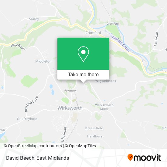 David Beech map