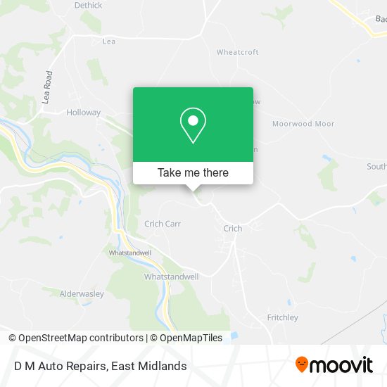 D M Auto Repairs map