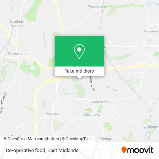 Co-operative food map