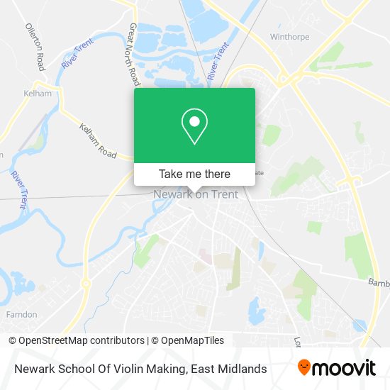 Newark School Of Violin Making map