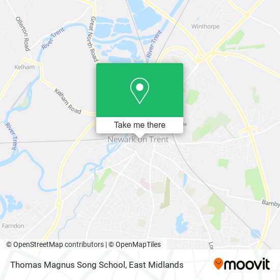 Thomas Magnus Song School map