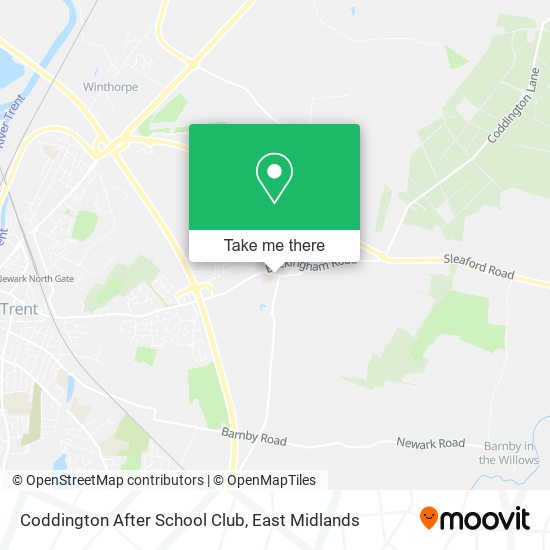 Coddington After School Club map