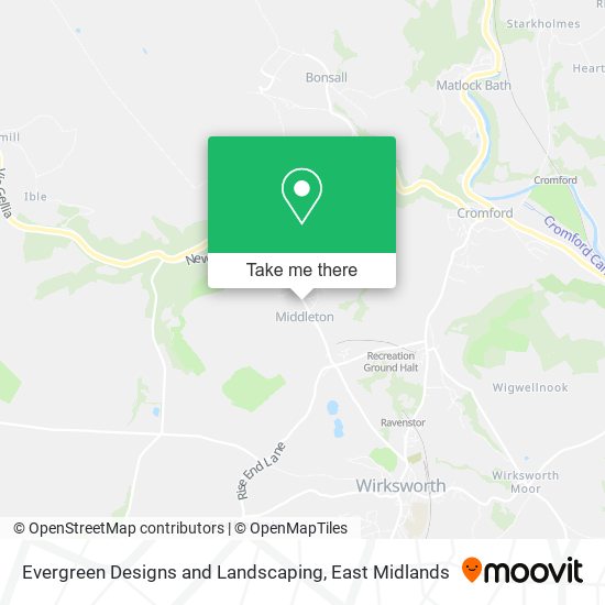 Evergreen Designs and Landscaping map