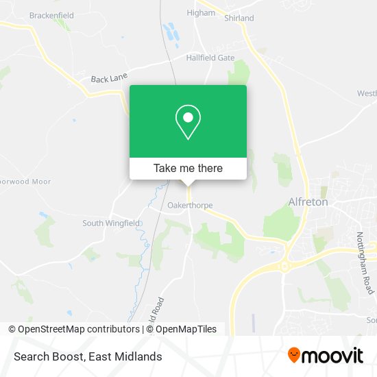 Search Boost map