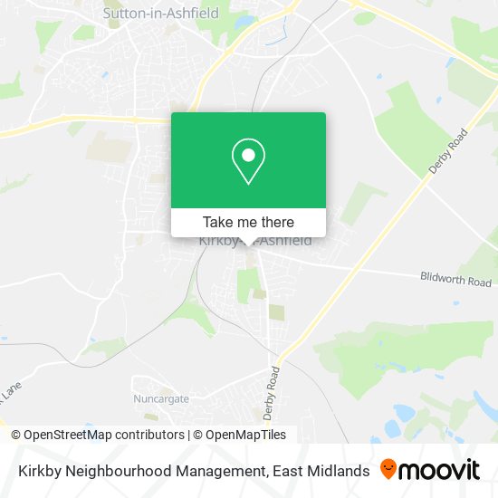 Kirkby Neighbourhood Management map