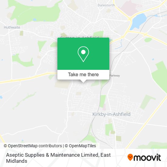 Aseptic Supplies & Maintenance Limited map