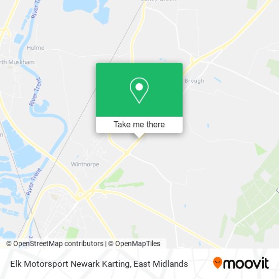 Elk Motorsport Newark Karting map