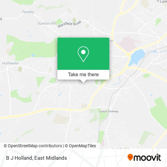 B J Holland map