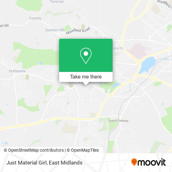 Just Material Girl map