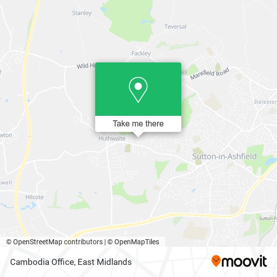 Cambodia Office map