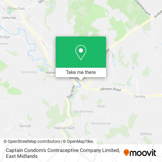 Captain Condom's Contraceptive Company Limited map