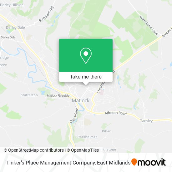 Tinker's Place Management Company map