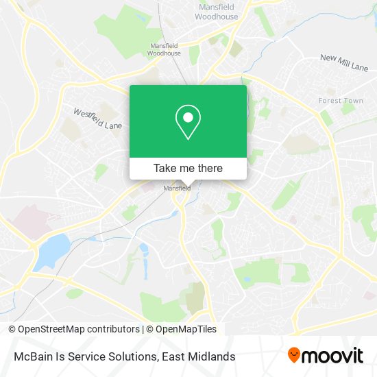 McBain Is Service Solutions map