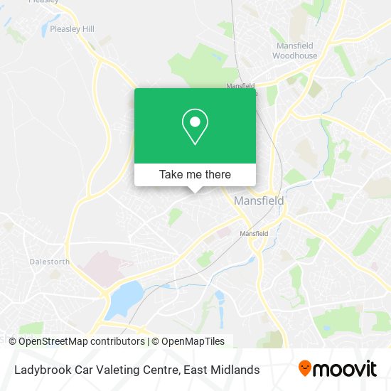 Ladybrook Car Valeting Centre map