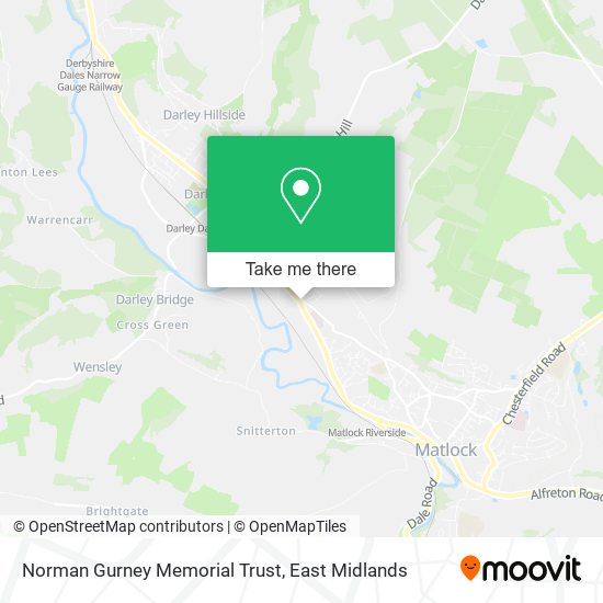 Norman Gurney Memorial Trust map