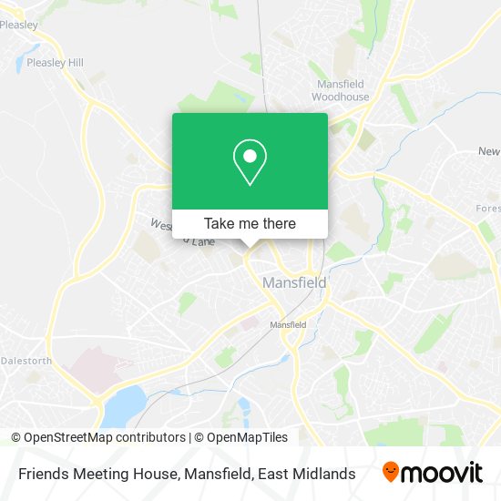 Friends Meeting House, Mansfield map