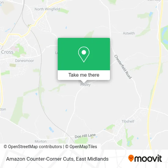 Amazon Counter-Corner Cuts map