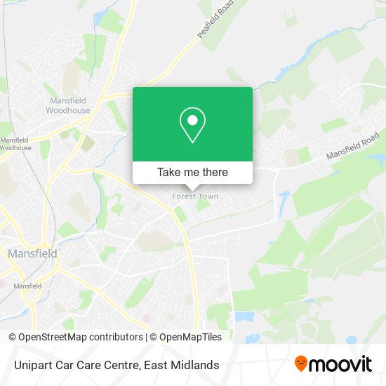Unipart Car Care Centre map