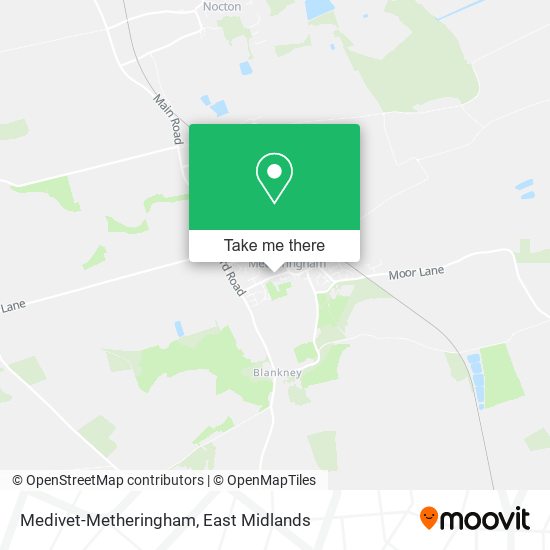 Medivet-Metheringham map