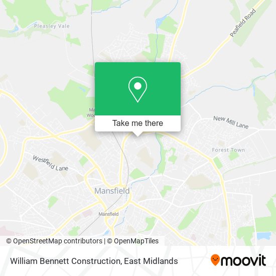 William Bennett Construction map