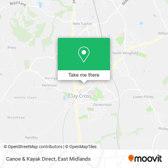 Canoe & Kayak Direct map