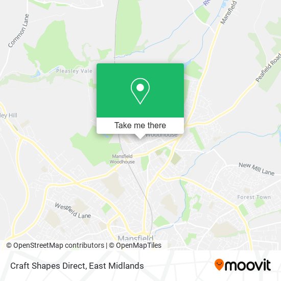 Craft Shapes Direct map